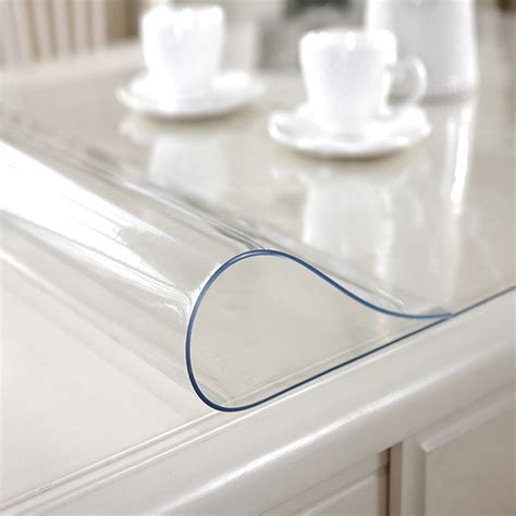 Clear plastic table protector - Sponsored. $ 5599. More options from $24.99. VEVORbrand Clear Table Protector 42" x 84",PVC 1.5 mm Thick Wipeable Easy Clean, Desk Protector for End Table, Night Stand, Dresser. 1. Free shipping, arrives in 3+ days. Sponsored. $ 2399. BENTISM Clear Table Cover Protector, 24" x 48" Table Cover, 1.5 mm Thick PVC Plastic Tablecloth, Waterproof ...